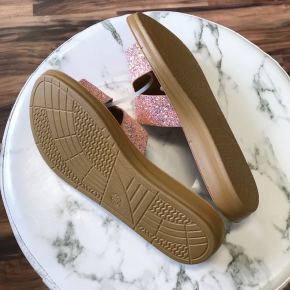 ‼️ Pink Sparkle H Inspired Fashion Sandals - Picture 6 of 6